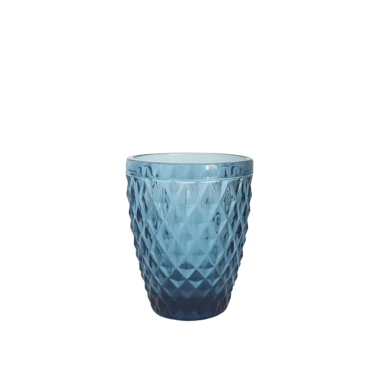 Vaso Diamond 250 ml azul (pack de 6)