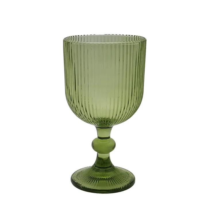 Copa Stripes 330 ml verde (pack de 6)