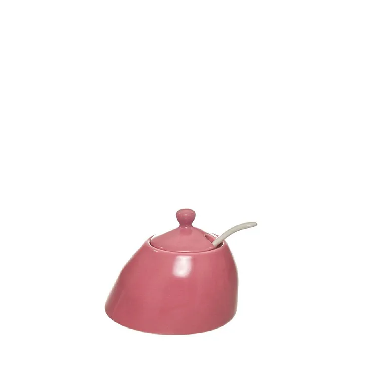 Azucarero de porcelana con cucharilla