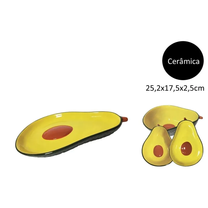 Plato aguacate decorativo, imagen 1