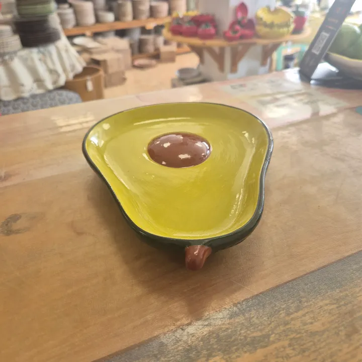 Plato aguacate decorativo, imagen 2