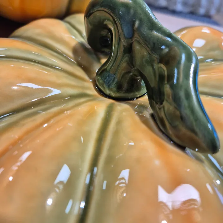 Conjunto sopera artesanal calabaza, imagen 8