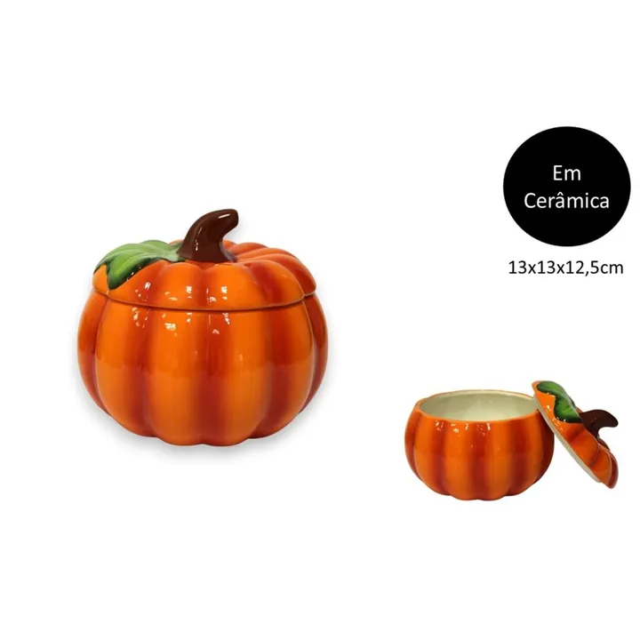Conjunto 2 calabazas cerámica, imagen 1