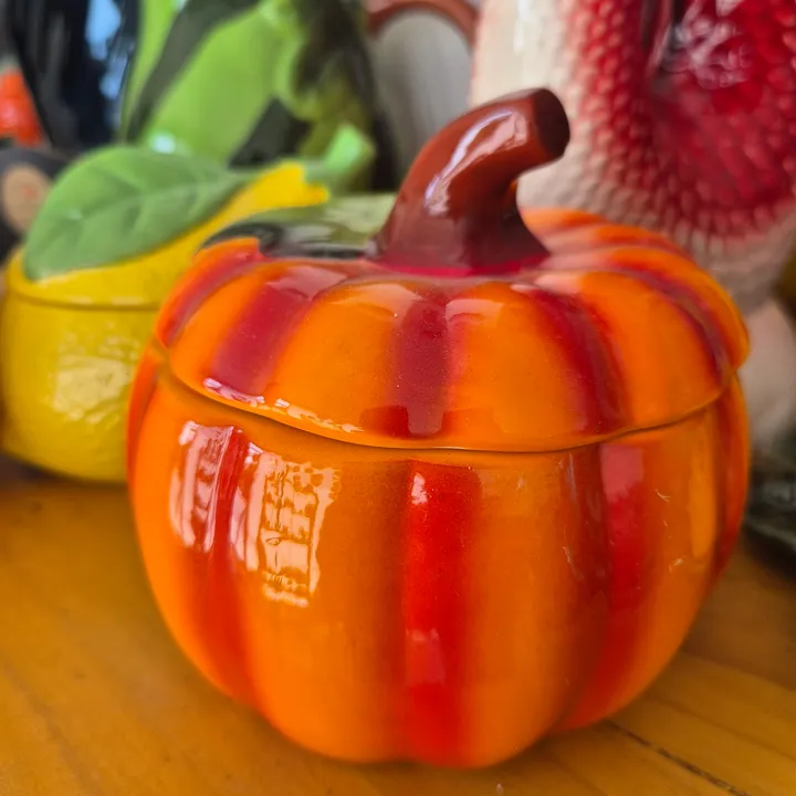Conjunto 2 calabazas cerámica, imagen 10