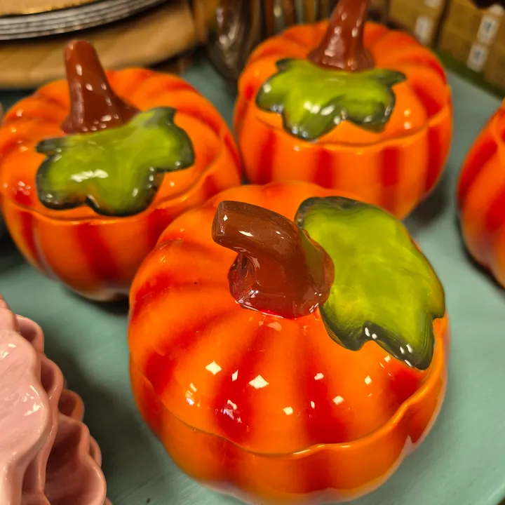 Conjunto 2 calabazas cerámica, imagen 12