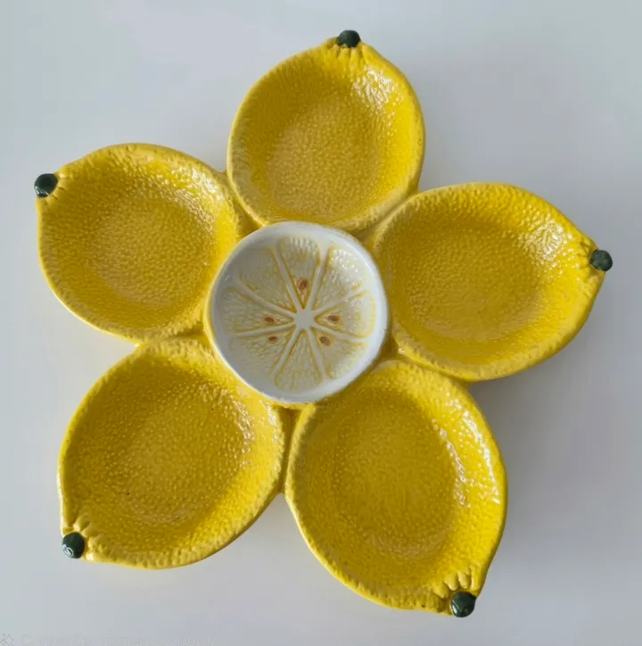 Bandeja de cuencos limones