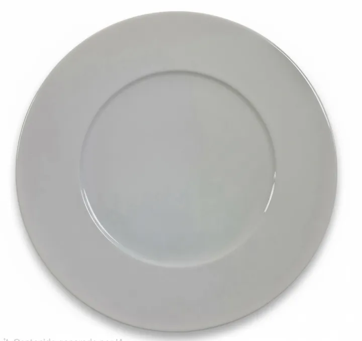 Plato porcelana llano bajo 32cm