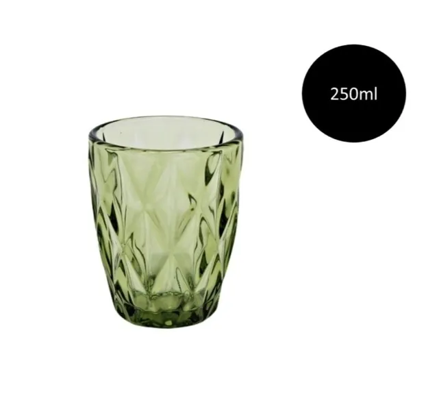 6 Vasos Ice 250 ml verde (pack de 6)