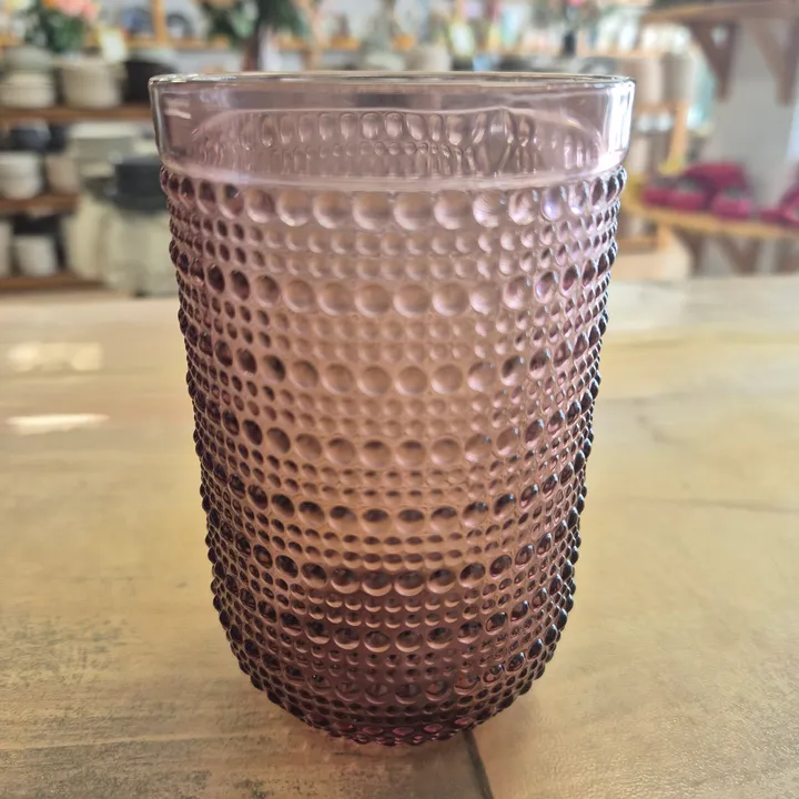 Vaso Pearl 400 ml rosa (pack de 6)
