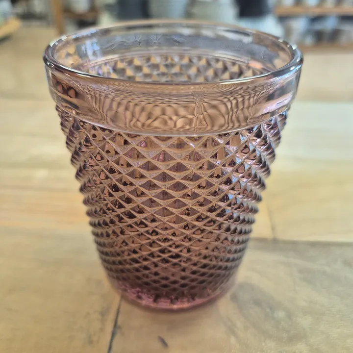 Vaso Bicos 310 ml rosa (pack de 6)