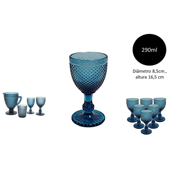 Copa Bicos 290 ml azul (pack de 6), imagen 1