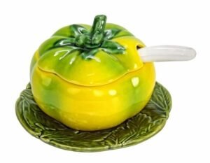 AZUCARERO TOMATE VERDE CERAMICA – 10051