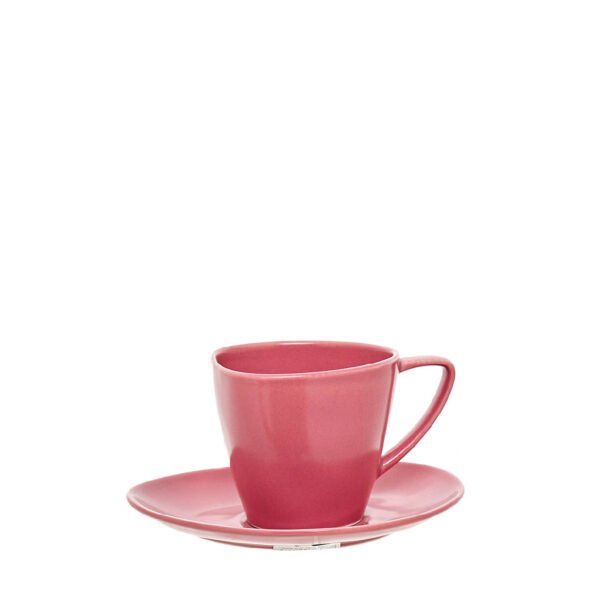 TAZA PORCELANA CON PLATO - 10018