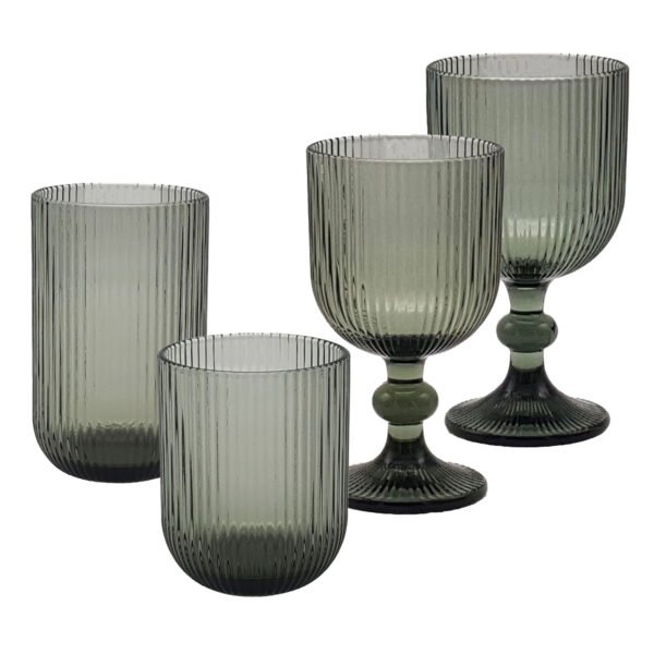 VASO STRIPES 250ML CEMENTO - 10100 - Imagen 2