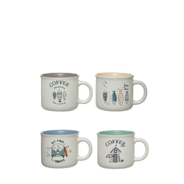 TAZA CAFÉ PORCELANA BEIGE 100ML - 10165